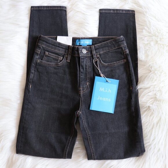 NEW Anthropologie M.i.H Dark Wash Skinny Jeans Size 25 - Picture 4 of 13